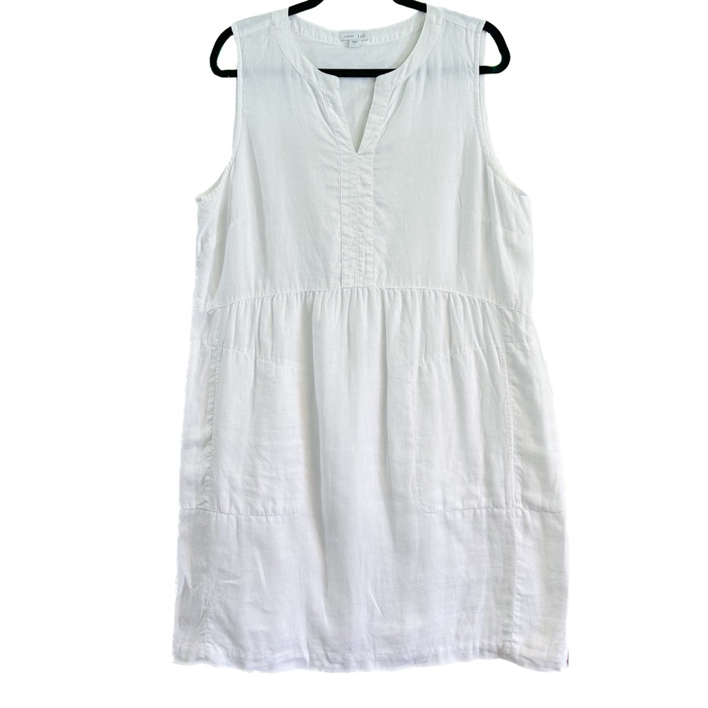 J. Jill White Sleeveless Dress